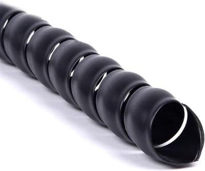 Spiraalslang Kabelbeschermer - Draadorganisator - Kabels Organiseren - Flexibel PP Materiaal - 8-60 mm - Zwart