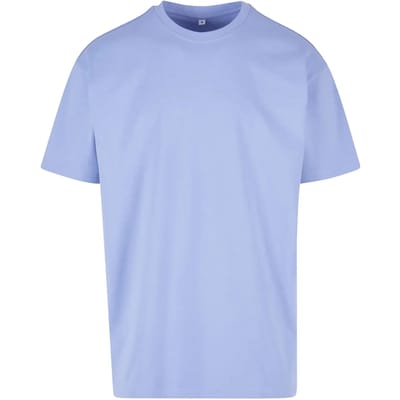 Build Your Brand - Heavy Oversized T-Shirt - Viola Blue maat L