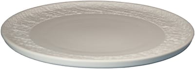 Chalk coupe bord op voet 28 cm - set van 6 stuks