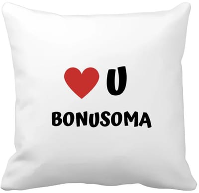Akyol - love u bonusoma Kussen hoes - Oma - de liefste oma - verjaardag - cadeautje voor oma - oma artikelen - kado - geschenk - 40 bij 40 cm