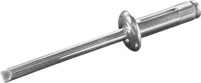 GOEBEL® - 500 x Spreid blindklinknagels 4,8 x 24,5 mm - Alu Aluminium AlMG 3 / 3,5 (5154) / Alu Aluminium AlMG 5 (5056) - Vlakke kop - TRI-GO - 7099482450 - Popnagel