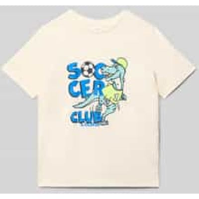 T-shirt van katoen met print voor kinderen s.Oliver