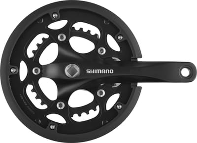 Shimano FC-RS200 Crankstel 50/34T – 2x8-speed – 170 mm – Vierkante As – Zwart