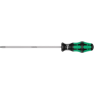 Wera 355 05009317001 Werkplaats Kruiskop schroevendraaier PZ 2 Koplengte: 200 mm