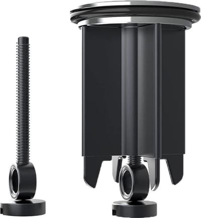 Metaalstop Waste Plug Universeel– Plugstop badkamer - Bidet afvoerplug - 40 mm - Voor Wastafel Garnituur - Excentrische Plug In Hoogte Verstelbaar - Roestvrije Afvoerplug