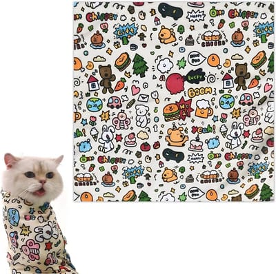 Verstelbare Badzak voor Katten, Multifunctionele Verzorgingstas voor Dieren, Geschikt voor Oren en Tandverzorging, Ideaal voor Badderen en Vachtverzorging