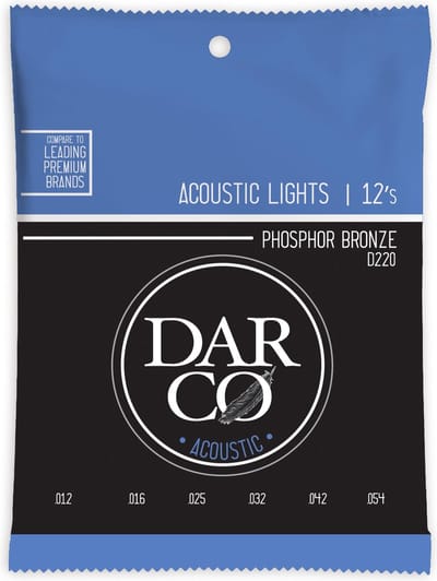 Darco (by Martin) D220 Phosphor Bronze Snaren voor Akoestische Gitaar (12-54)