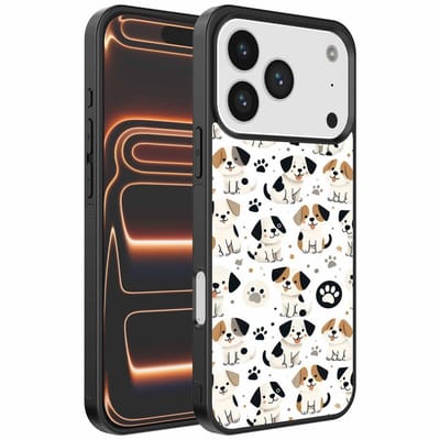 Geschikt voor iPhone 17 Pro Max Telefoonhoesje met honden opdruk - TPU backcover case dog design - Smartphonica geschikt voor iPhone 17 Pro Max