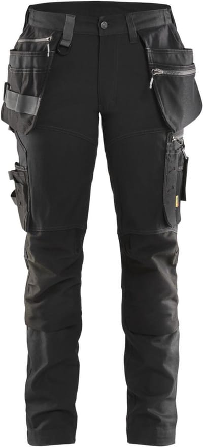 Blaklader Dames werkbroek met stretch 7115-1343 - Zwart - C34