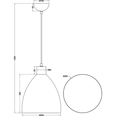 LED Hanglamp - Torna Jaguar - E27 Fitting - Rond - Mat Wit - Aluminium - Tot 40W