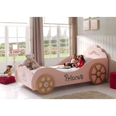 LUCEVI - Carbeds Princess Pinky 90x200cm - Roze