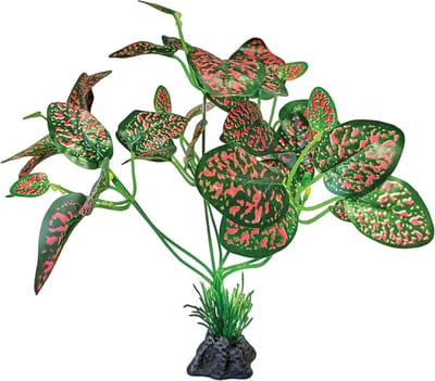Repto Plant Standing Red/Green terrarium kunstplant 32x21x29 cm