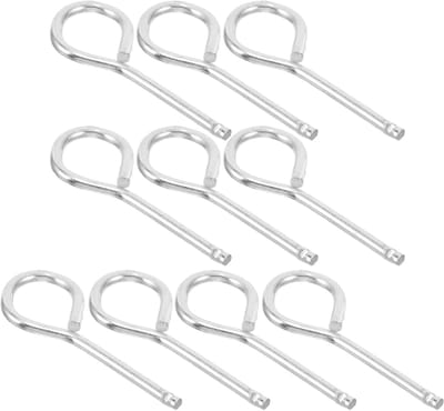 Vervangingspinnen Brandblusser - Veiligheidsinschakelpinnen - Brandveiligheid Bescherming - Sterke Ijzeren Constructie - 5.30X2.00X0.30CM - Zilver