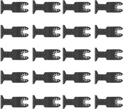 Oscillerende Zaagbladen - Multitool Accessoires - Huisreparaties Maken - Digitale Schaal Precisie - 20 Stuks 44mm - Zwart