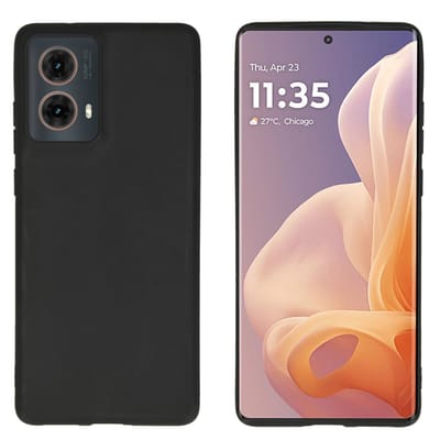 imoshion Hoesje - Geschikt voor Motorola Moto G85 - Color Backcover - Zwart