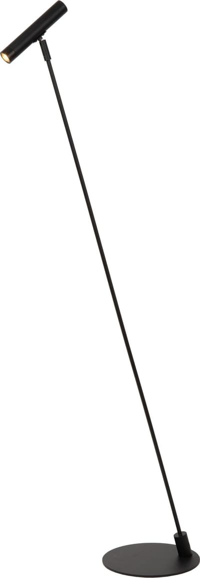 Lucide ALEC - Vloerlamp - LED 3 StepDim - G9 - 1x3W 2700K - Inclusief omwisselbare ringen - Zwart