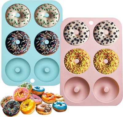 Donut Pan Candy Model Tool Recyclebaar Siliconen Pak van 2