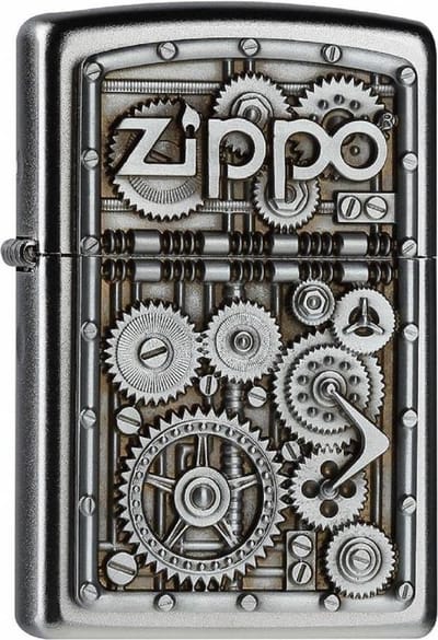 Aansteker Zippo Gear Wheels Emblem