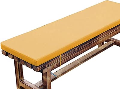 Bankkussen Buiten - Tuinkussen Loungekussen - Ontspannen Zitten - Volledig Waterdicht - 120 x 40 cm - Zwart