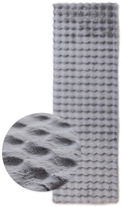 Fluffy loper - Cloud zilver 80x250