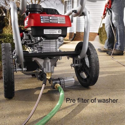 Dailygoods- Tuinslangfilter 3/4 inch - Inline Sedimentfilter - Waterfilter voor Hogedrukreiniger - Bescherming tegen Vuil - Voorkomt Blokkering