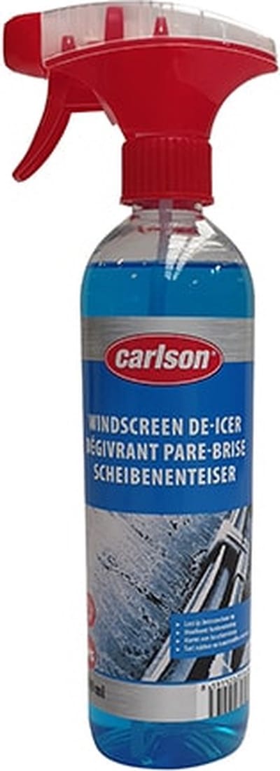 Carlson De-Icer 500 ml – trigger | Effectieve spray-on voor het verwijderen van vorst op de autoruiten | Winter | ijs | Voorkomt krabben | Auto spray | Ruitenontdooier