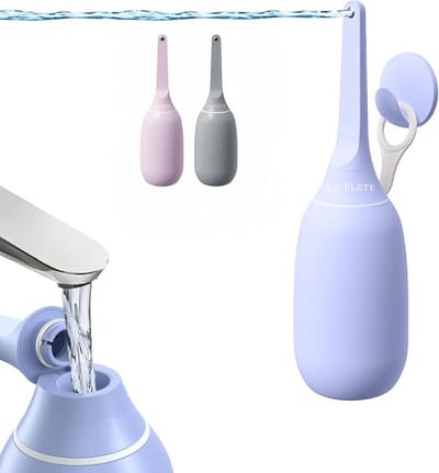 Peri Bottle – Mobiele Bidet & Spoelfles 400 ml – Postpartum & Zwangerschap – Perineum & Intieme Hygiëne - Paars