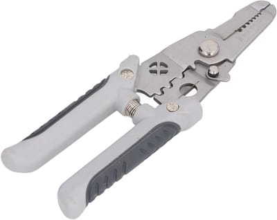 Draadstripper Krimptang - Automatisch Gereedschap - Elektrisch Werk - Multifunctioneel Ontwerp - 10-22 AWG - Grijs