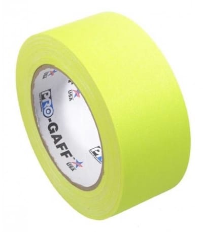 Pro Tapes Pro Gaff Fluor Gaffa Tape 48mm x 22,8m Geel
