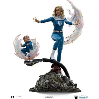 Iron Studios Fantastic Four Invisible Woman and Franklin Art Scale 1/10 Statue