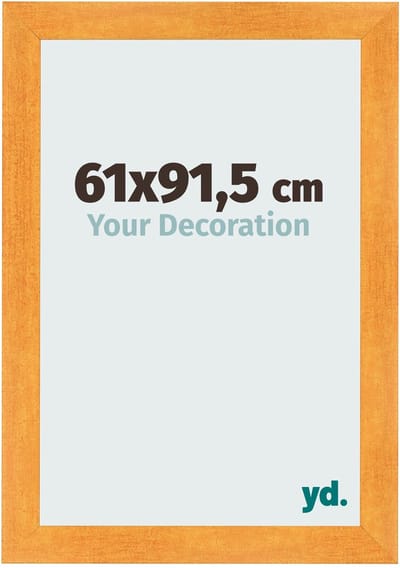 Your Decoration - Fotolijst 61x91,5 cm - MDF - Oranje - Pisa