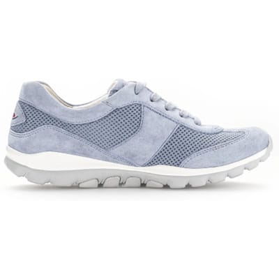 Gabor rollingsoft sensitive 66.966.66 - dames rollende wandelsneaker - Blauw - maat 38.5 (EU) 5.5 (UK)