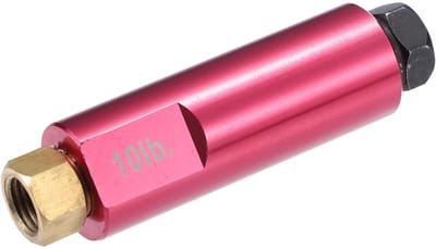 Dailygoods- Drukventiel 10LB - IJzeren Drukventiel - Eenvoudig te Installeren - Geschikt voor Trommelremmen - Lange Levensduur - Totale Afmeting 71x19mm - Remventiel