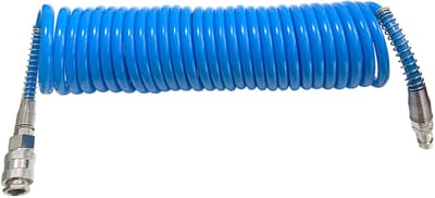 vliegtuig spiraalslang set ID 8mm OD 12mm L.10m koppeling.DN 7,2 ...