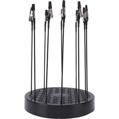 Support de Peinture Modèle Base Rotation à 360 Degrés Support de Pulvérisation avec 20 Clips Flexibles gray