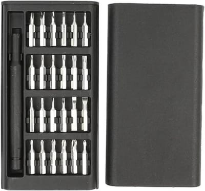 Schroevendraaierset Precisieschroevendraaierset Verstelbare Mini Elektrisch Gereedschap Camera PC 25-in-1 Precisiegereedschapset (A)