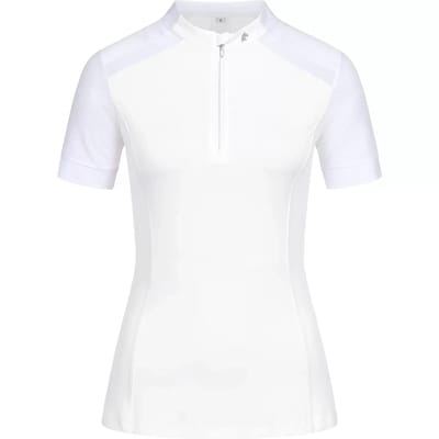 Technisch ruitershirt voor dames met rits ELT Nancy
