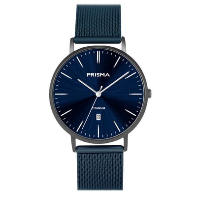 Prisma horloge P.1488 Heren Titanium Milanees