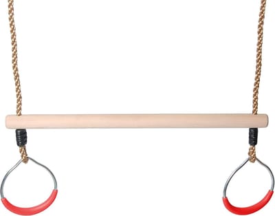 Kinder Klimringen - Gymnastiek Touwringen - Buiten Spelen - Verstelbare Touwlengte - 210-255 cm - Lichtgroen