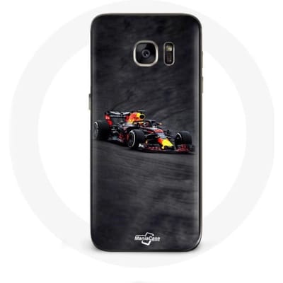 Samsung Galaxy s7 hoesje Formule 1 Max Verstappen F1 zwart rood en geel