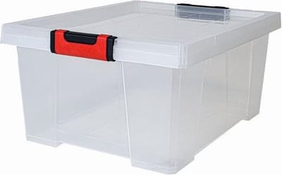 Power Tower CLIPSTOCK krat 30 L met deksel en clipsluiting