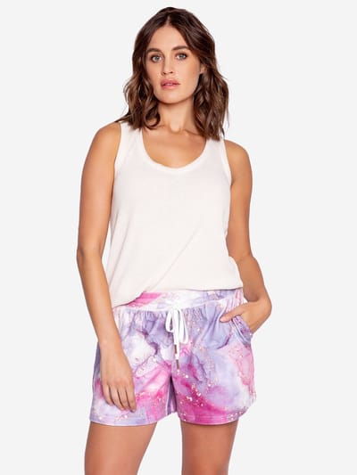 P.J. SALVAGE CO. Pyjamashorts Marble Mayhem