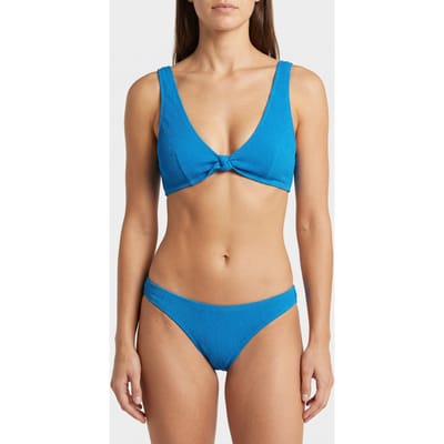 Shiwi Lana Bikini Top Madeira Structure Blue Madeira Structure Größe: 34 | Bikinis Outlet | Damen | Blau
