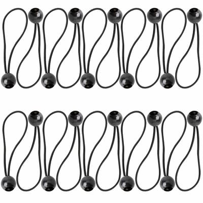 Dailygoods- Bungeekoorden Zware Kwaliteit - Verstelbare Bungee-Riemen - Dekzeil Bevestiging - Tentriemen - Tuinhuisjes - Weerbestendig Nylon - Bungee Straps