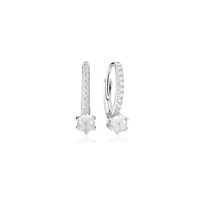 Sif Jakobs sieraden Dames Hoops 925 sterling zilveren Zirkonia One Size Zilver 32019254