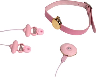 Tepelvibrator met Halsband- Tepelklemmen - Borst - Tepel - Vibrator - Trillen - Nekband