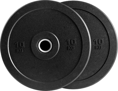 VirtuFit Hi-Temp Bumper Plates - 50 mm - 2 x 10 kg - Olympische Halterschijven van Rubber - Duurzaam Materiaal - Schokabsorberende Bumper Plates - CrossFit & Krachttraining