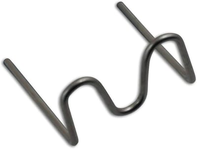 W-vorm nietjes - Reparatiedoppen - Kunststof reparatie - Roestvrij staal - 100 stuks - Zilver