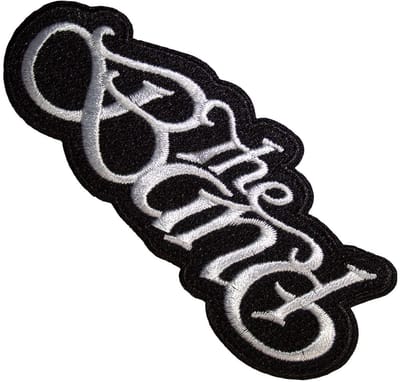 The Band - Logo Patch - Zwart/Wit