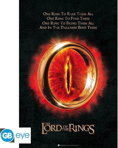 Poster Lord of the Rings - The One Ring 61x91,5cm